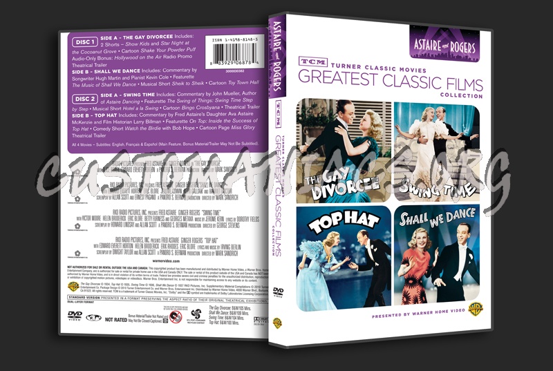 Greatest Classic Films Collection: Astaire and Rogers dvd cover
