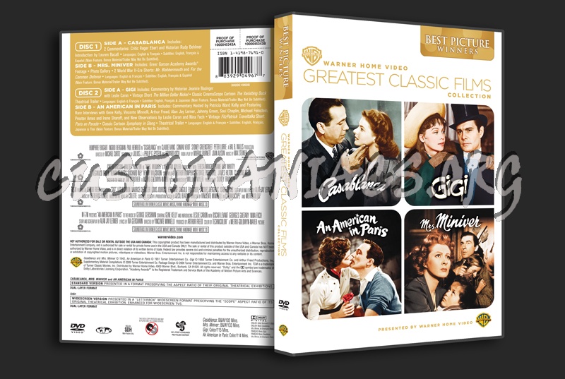 Greatest Classic Films Collection: Best Picture Winners dvd cover