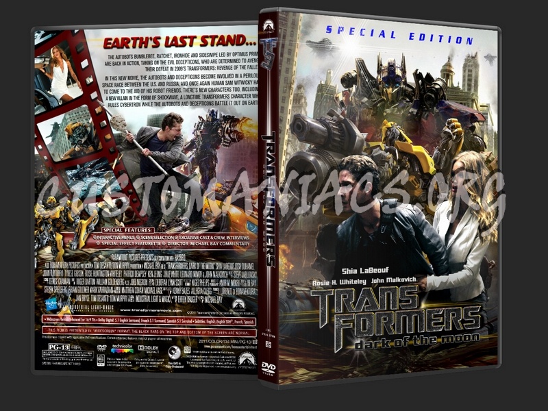 Transformers: Dark Of The Moon dvd cover