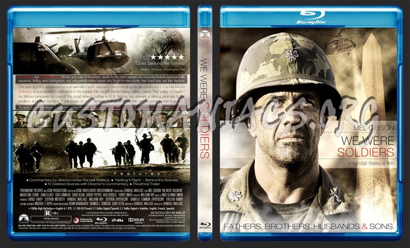 We Were Soldiers blu-ray cover