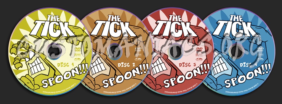 The Tick Seasons 1 & 2 dvd label