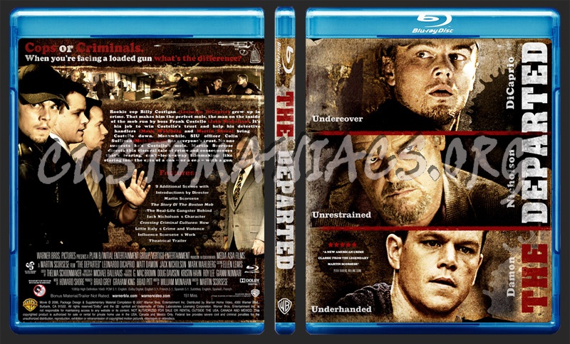 The Departed blu-ray cover