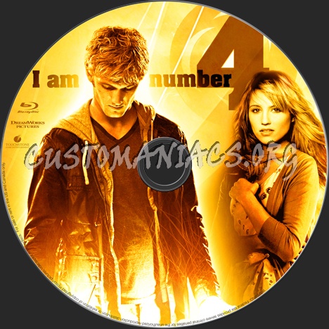 I Am Number Four blu-ray label