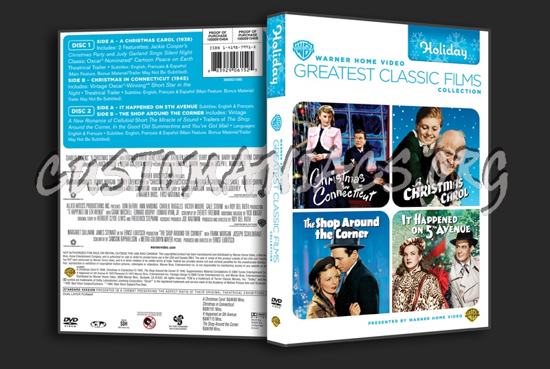 Greatest Classic Films Collection: Holiday dvd cover