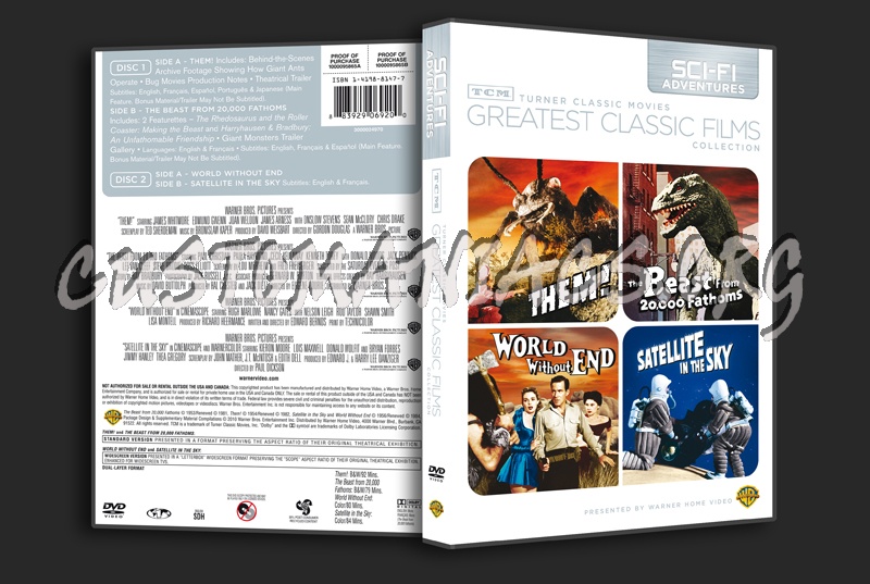 Greatest Classic Films Collection: Sci-Fi Adventures dvd cover