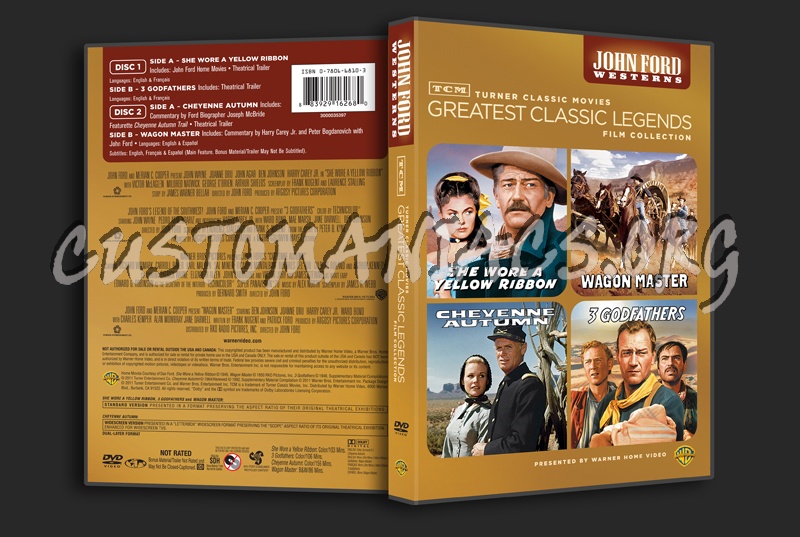 Greatest Classic Legends Film Collection: John Ford Westerns dvd cover