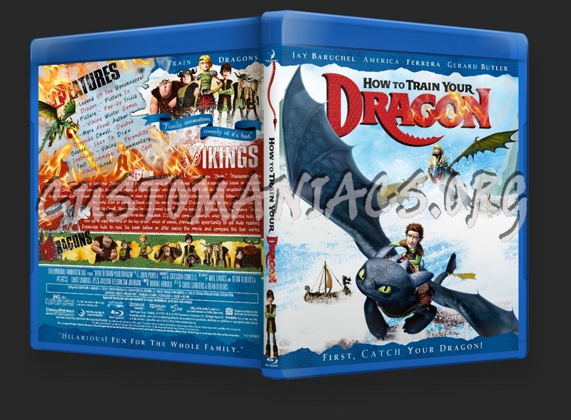How To Train Your Dragon blu-ray cover