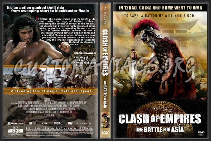 Clash Of Empires The Battle For Asia dvd cover