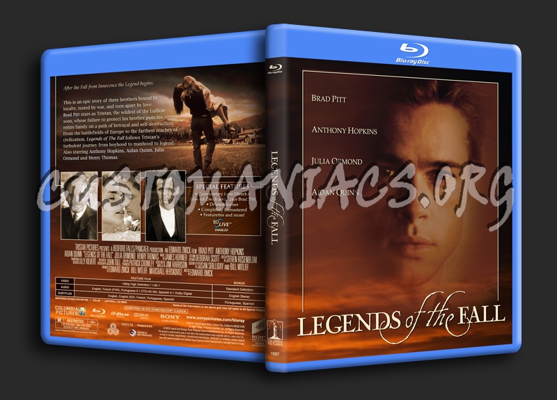 Legends Of The Fall blu-ray cover