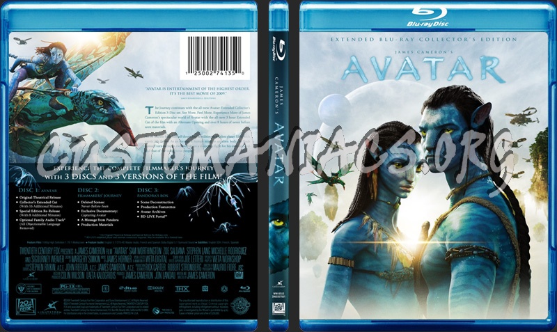 Avatar blu-ray cover - DVD Covers & Labels by Customaniacs, id: 138246 ...