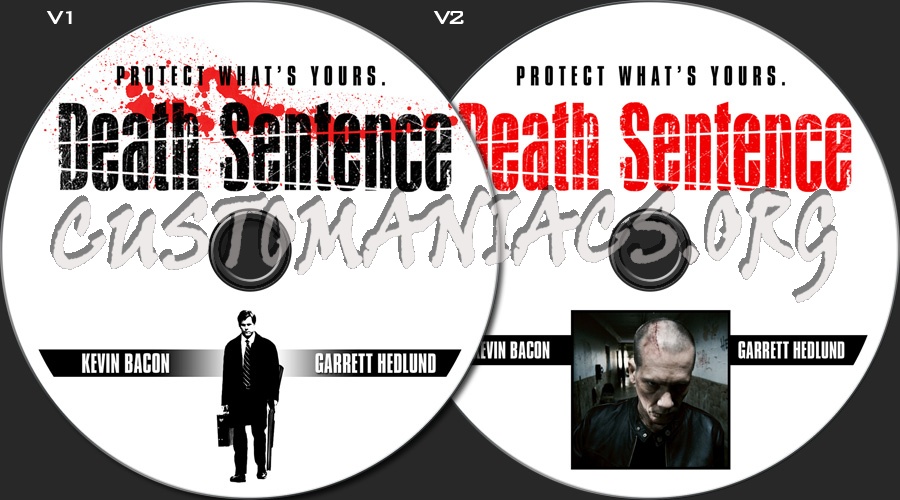 Death Sentence dvd label