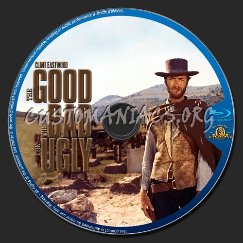 The Good, The Bad and The Ugly blu-ray label