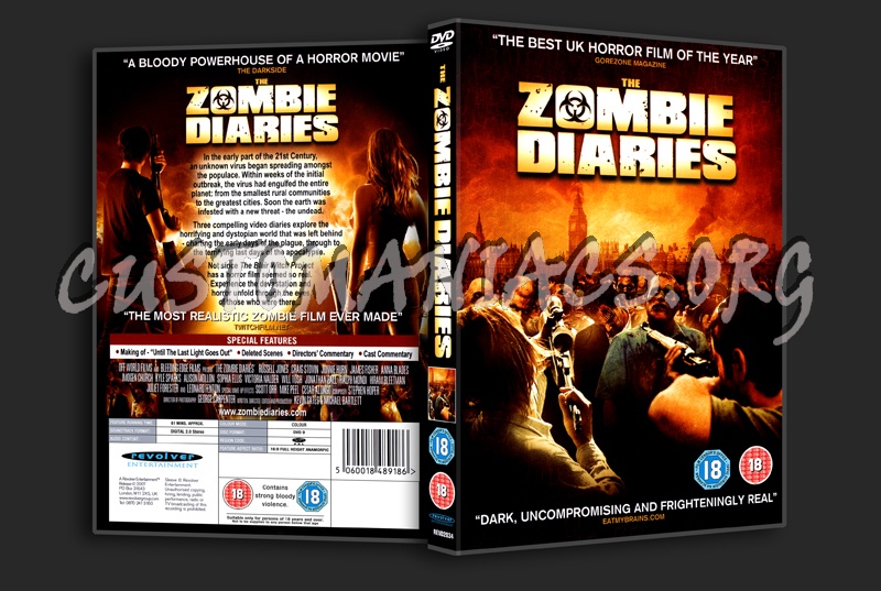 The Zombie Diaries dvd cover