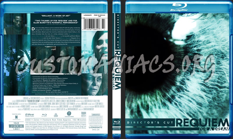 Requiem for a Dream blu-ray cover