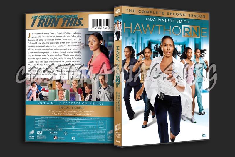 Hawthorne - Season 2 dvd cover