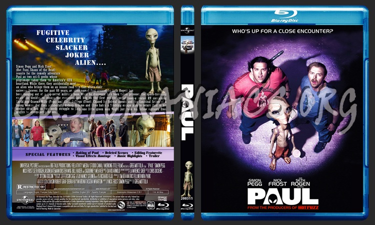 Paul blu-ray cover