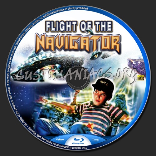 Flight Of The Navigator blu-ray label