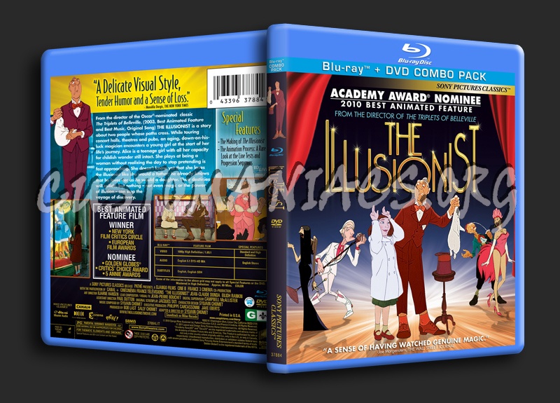 The Illusionist (2010) blu-ray cover