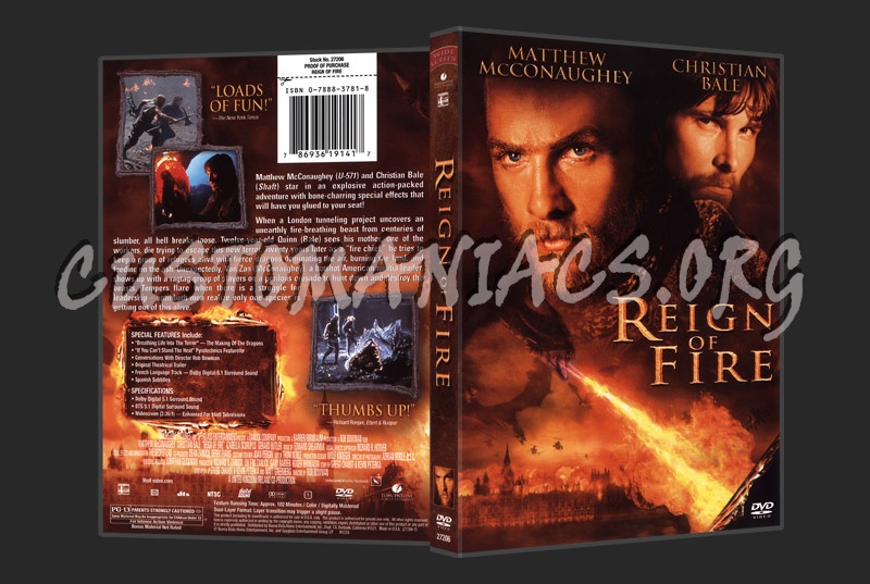 Reign Of Fire Dvd Cover Dvd Covers Labels By Customaniacs Id 25801 Free Download Highres Dvd Cover