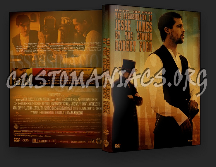 The Assassination of Jesse James by the coward Robert Ford dvd cover