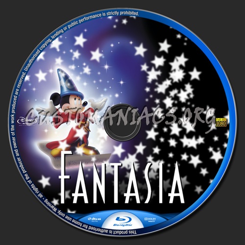 Fantasia (1940) blu-ray label