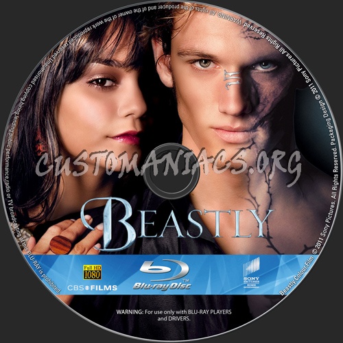 Beastly blu-ray label