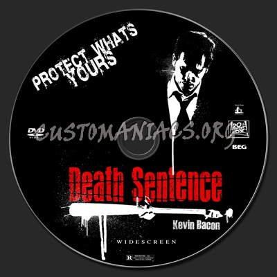 Death Sentence dvd label
