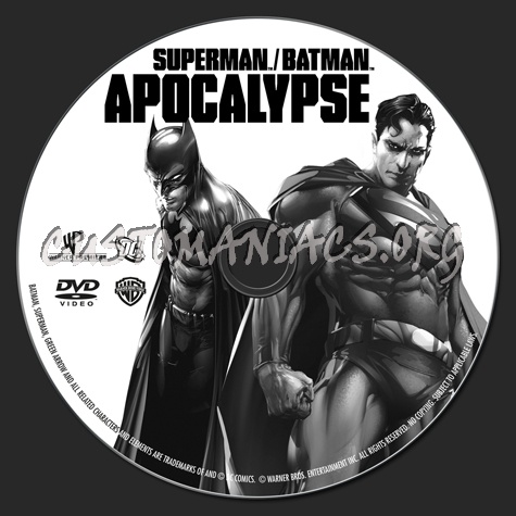 Superman/Batman Apocalypse dvd label