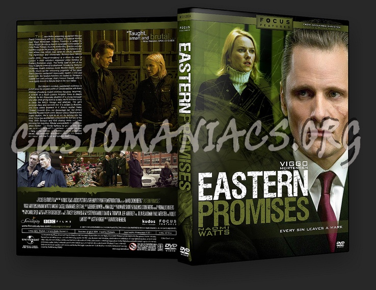 Eastern Promises dvd cover