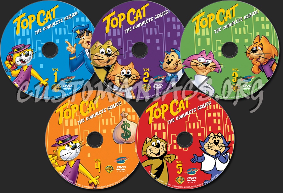 Top Cat The Complete Series dvd label - DVD Covers & Labels by  Customaniacs, id: 138379 free download highres dvd label