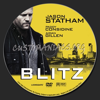 Blitz dvd label