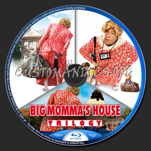 Big Momma's House Trilogy blu-ray label