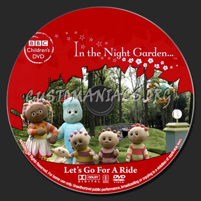 In The Night Garden Let's Go For A Ride dvd label