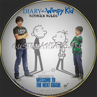 Diary of a Wimpy Kid 2: Rodrick Rules dvd label