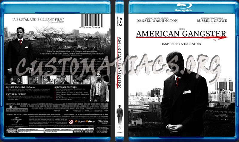 American Gangster blu-ray cover