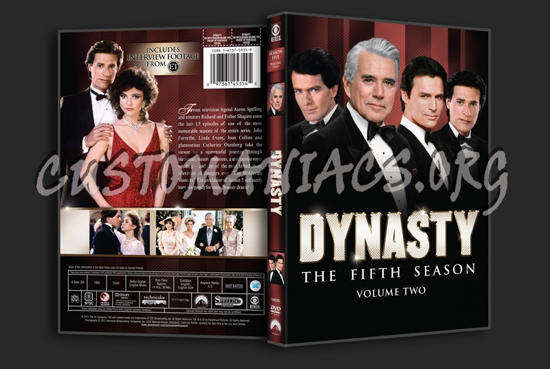 Dynasty Season 5 Volume 2 dvd cover