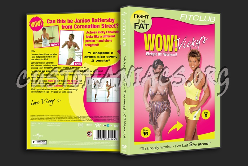 Fitclub: Vicky Entwistle The Weight Off Workout! dvd cover