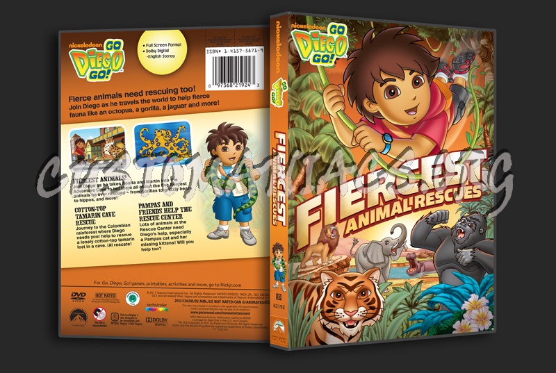 Go Diego Go! Fiercest Animal Rescue dvd cover