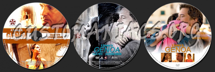 A Summer In Genoa dvd label