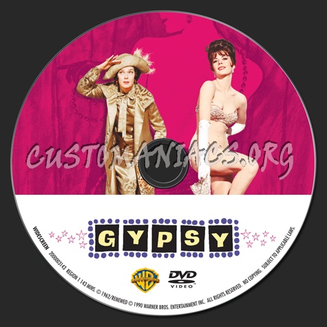 Gypsy dvd label