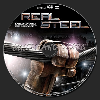 Real Steel dvd label