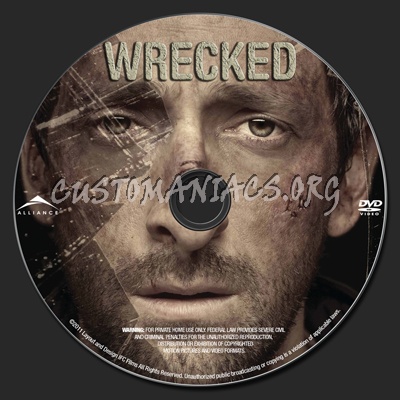 Wrecked dvd label