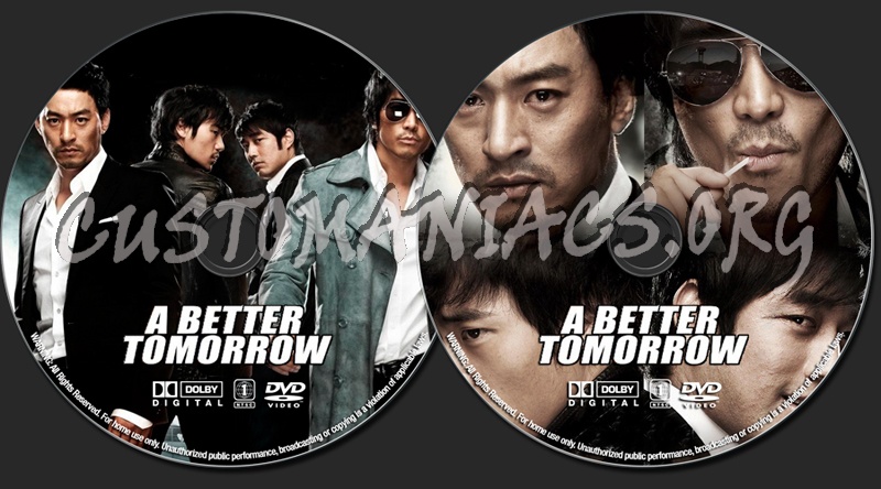 A Better Tomorrow dvd label