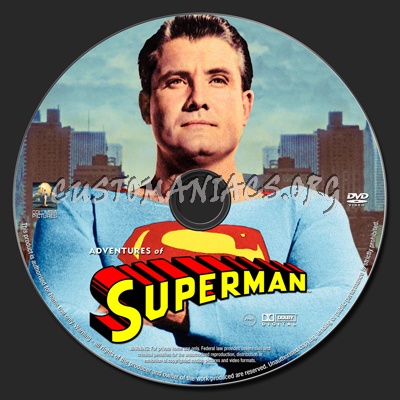 Adventures of Superman (1948) dvd label