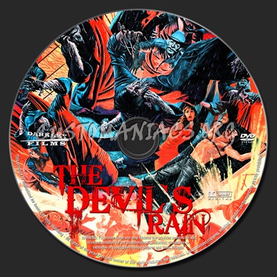 The Devil's Rain dvd label