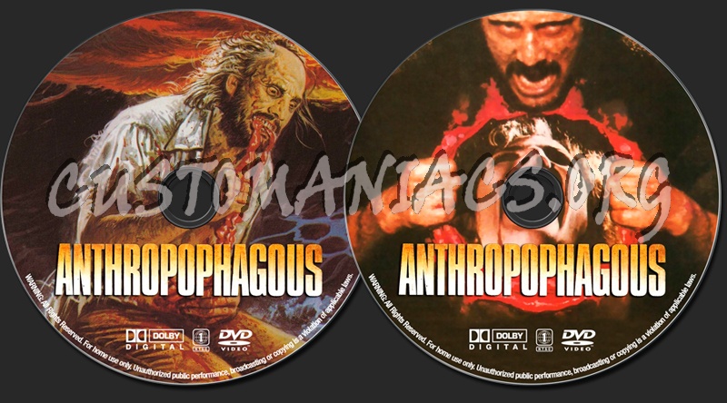 Anthropophagous dvd label