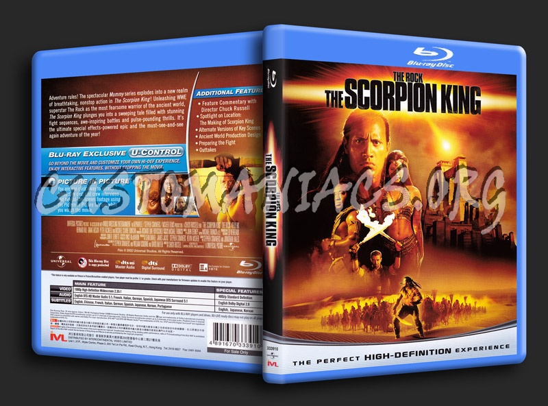 The Scorpion King blu-ray cover