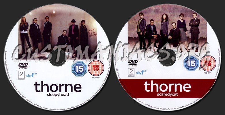 Thorne Sleepyhead & Scaredycat dvd label