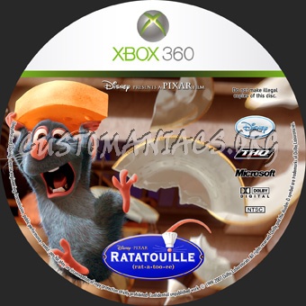 Ratatouille dvd label