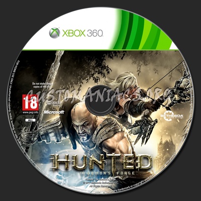 Hunted The Demon's Forge dvd label